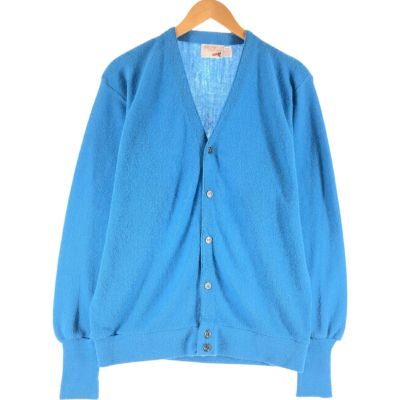 古着 80年代 ザ フォックス コレクション THE FOX COLLECTION アクリルニットカーディガン USA製 メンズL相当 /eaa525018 【中古】 【250312】