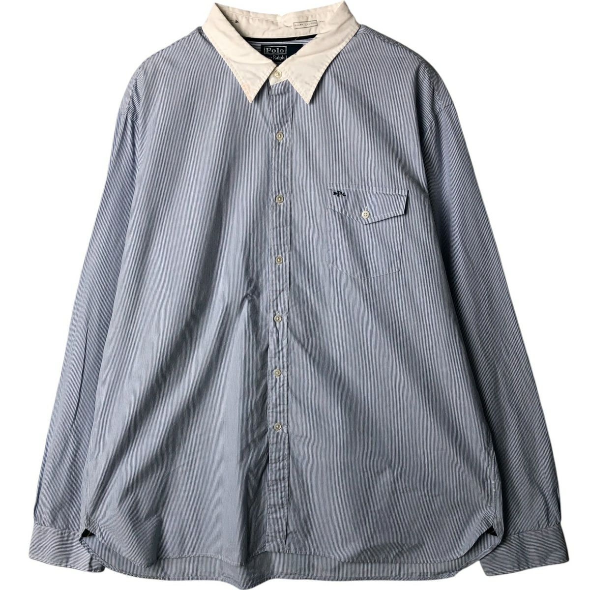 古着 ラルフローレン Ralph Lauren POLO by Ralph Lauren 長袖 ボタン  