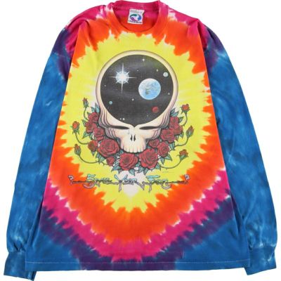 堀江店先行販売】古着 希少レア 90年代 リキッドブルー LIQUID BLUE GRATEFUL DEAD グレイトフルデッド デッドベア  タイダイ柄 両面プリント L.L.Rain パロディ バンドTシャツ USA製 メンズL ヴィンテージ /evb001074 【V2207】  【220612】 | 古着屋JAM（ジャム）