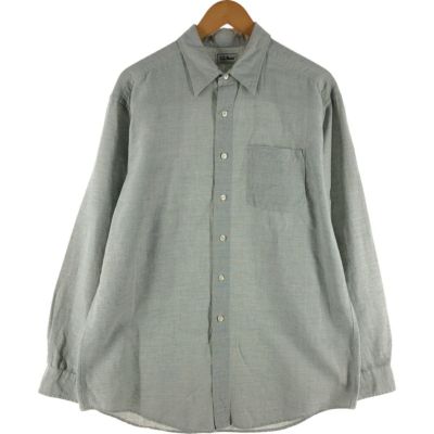 古着 エルエルビーン L.L.Bean ボーダー柄 長袖 ラガーシャツ