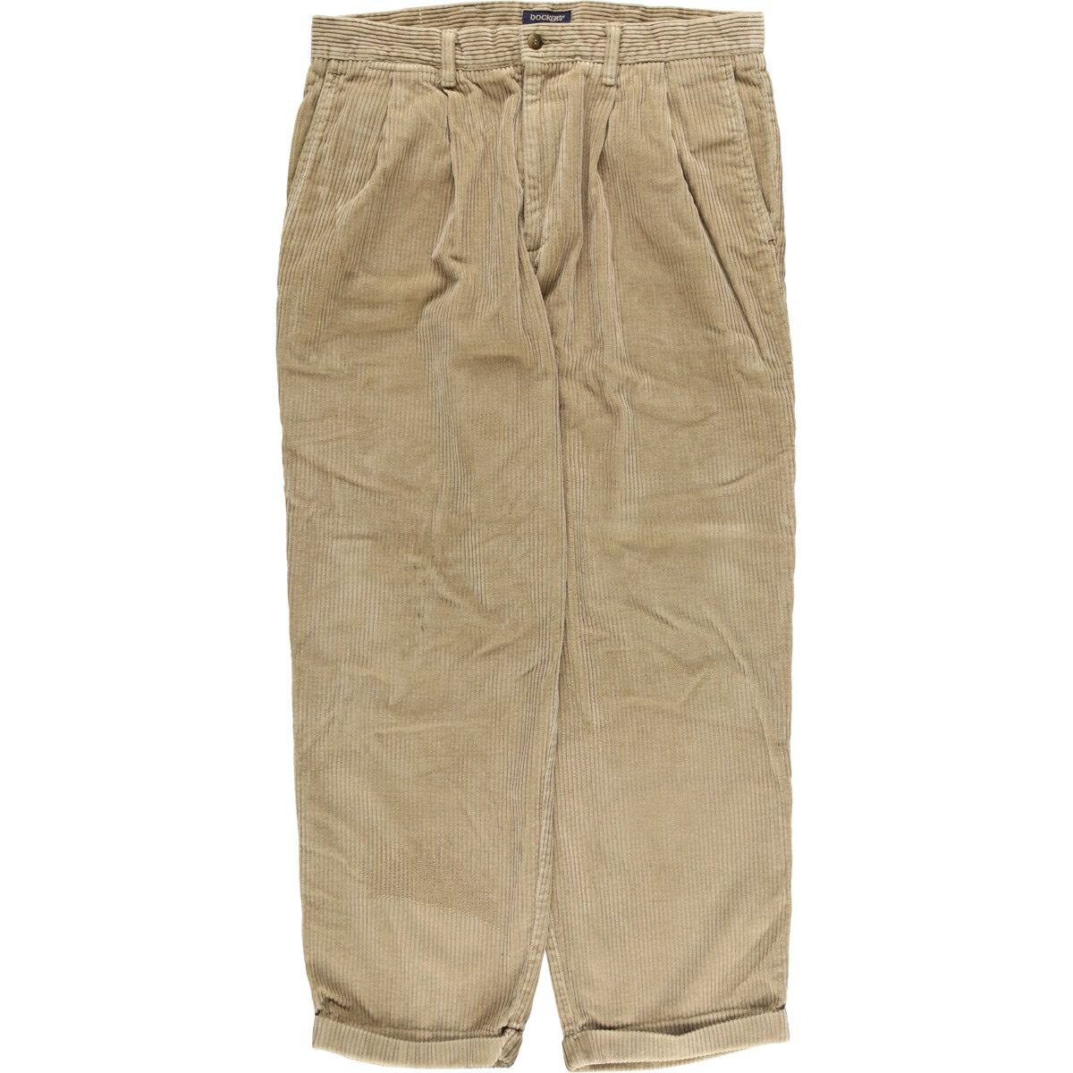 古着 90～00年代 ドッカーズ DOCKERS RECODE ツータック 太畝