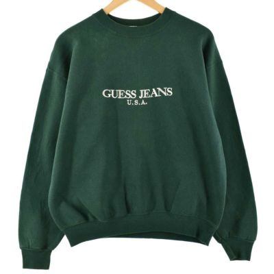 古着 90年代 ゲス Guess BY GEORGES MARCIANO ロゴスウェット