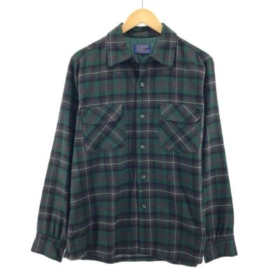 古着 50年代 ペンドルトン PENDLETON ボードシャツ オンブレチェック