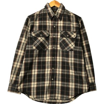 古着 90年代 エディーバウアー Eddie Bauer 長袖 フランネルチェックシャツ メンズM相当 ヴィンテージ /eaa545651 【中古】 【250913】