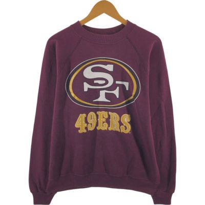 古着 90年代 ヘインズ Hanes NFL SAN FRANCISCO 49ERS サンフランシスコ フォーティーナイナーズ スウェットシャツ トレーナー USA製 メンズL相当 ヴィンテージ /eaa501385 【中古】 【250222】