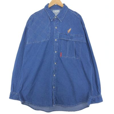 古着 コロンビア Columbia 長袖 ハンティングシャツ メンズXL