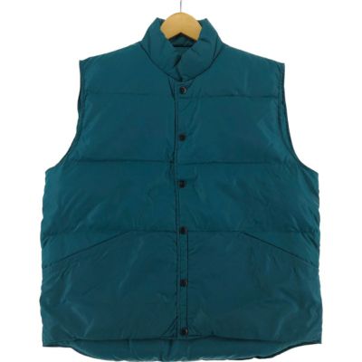 古着 90年代 ランズエンド LANDS END グースダウンベスト メンズ