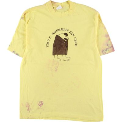 古着 90年代 anvil 鷲柄 アニマルプリントTシャツ USA製 メンズXL