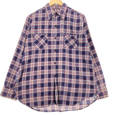 古着 90年代 ジェイシーペニー J.C.Penney 長袖 フランネルチェックシャツ メンズL相当 ヴィンテージ /eaa486531 【中古】 【240909】