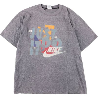 古着 90年代 ナイキ NIKE JUST DO IT 銀タグ プリントTシャツ カナダ製