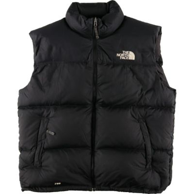 THE NORTH FACE ダウンジャケット/ダウンベスト XL カーキ 【古着】-