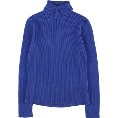 古着 ラルフローレン Ralph Lauren LAUREN ローレン リブ編み タートルネック コットンニットセーター 日本製 レディースL相当 /eaa485586 【中古】 【240906】 【ADEL/アデル】 ss2503_30