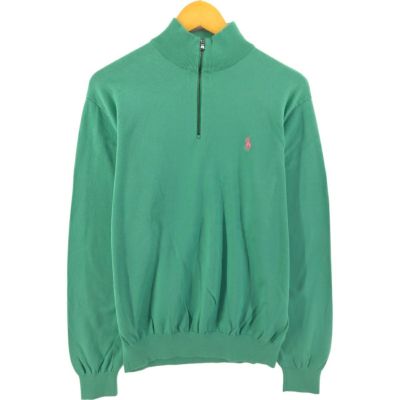 古着 ラルフローレン Ralph Lauren POLO GOLF ポロゴルフ ハーフジップスウェットシャツ トレーナー メンズL相当 /eaa527224 【中古】 【250315】