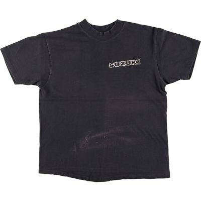 古着 90年代 ヘインズ Hanes SUZUKI スズキ バックプリント アドバタイジングTシャツ USA製 メンズL相当 ヴィンテージ /eaa527087 【中古】 【250315】