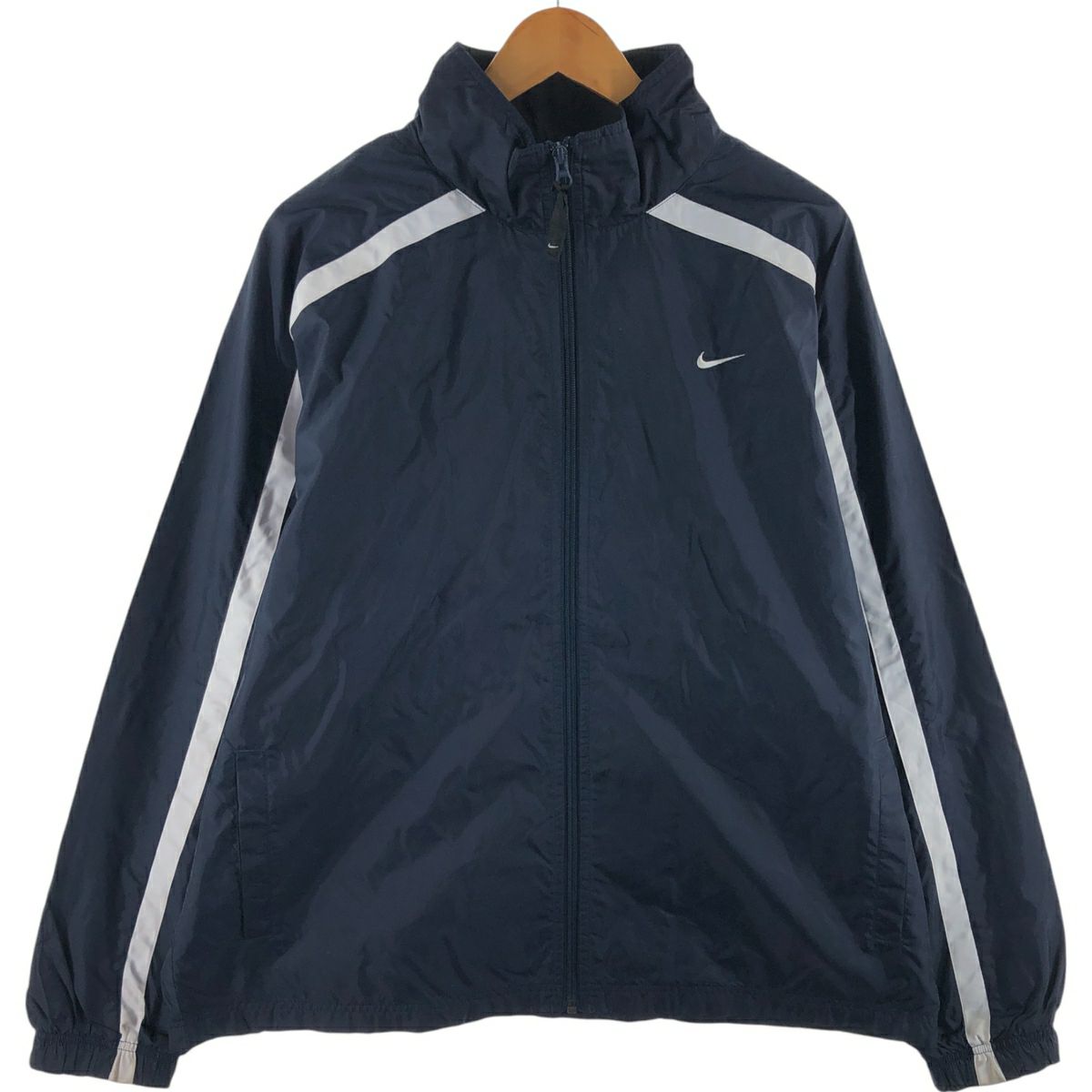 古着 NIKE ナイキ ナイロンジャケット タイガーウッズ ホワイト XL