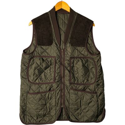 古着 バブアー Barbour 中綿入り キルティングベスト ブルガリア
