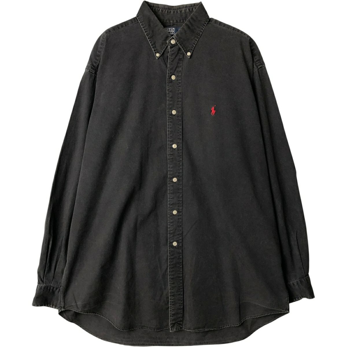 古着 ラルフローレン Ralph Lauren POLO by Ralph Lauren 長袖 ボタン  