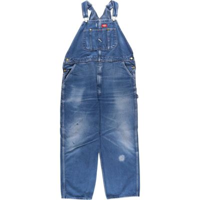 古着 ビッグサイズ ディッキーズ Dickies デニムオーバーオール