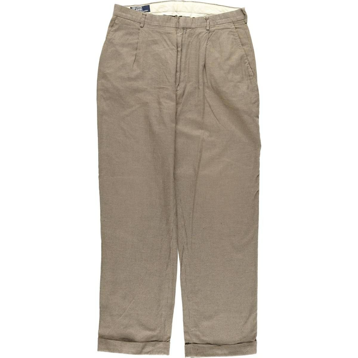 古着 ラルフローレン Ralph Lauren POLO by Ralph Lauren 千鳥格子柄