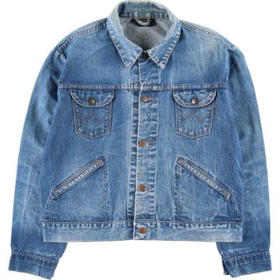 古着 80年代 ラングラー Wrangler デニムジャケット Gジャン メンズM