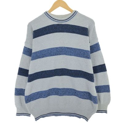 古着 BI AND CER COLLECTION ボーダー柄 ニットセーター メンズXL相当 /eaa389448 【中古】 【240910】