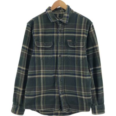 古着 00年代 オービス ORVIS オンブレチェック 長袖 ヘビーネル