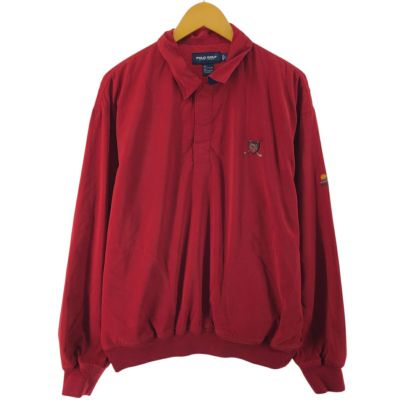 古着 ラルフローレン Ralph Lauren POLO GOLF ポロゴルフ ハーフスナップ 襟付き ウォームアッププルオーバー メンズL相当 /eaa527478 【中古】 【250316】