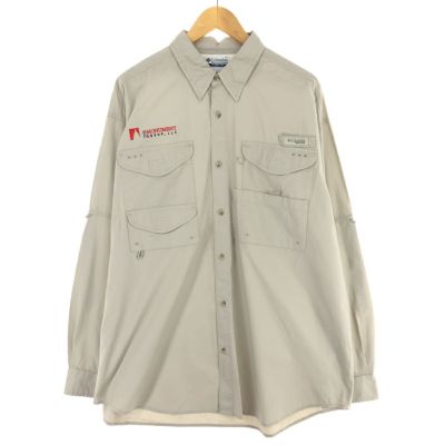 古着 00年代 コロンビア Columbia ギンガムチェック 長袖 ボタン
