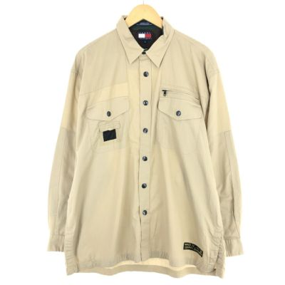 古着 90年代 トミーヒルフィガー TOMMY HILFIGER 長袖 コットンシャツ メンズL ヴィンテージ /eaa431727 【中古】 【240403】 ss2503_30
