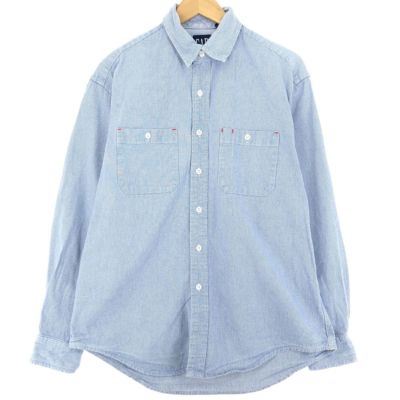 古着 90年代 ギャップ GAP オールドギャップ 長袖 デニムシャツ メンズ