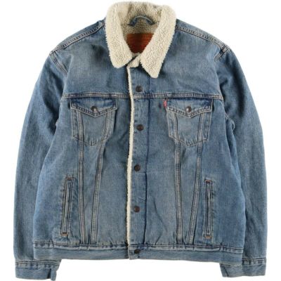古着 リーバイス Levis デニムボアジャケット メンズXL相当