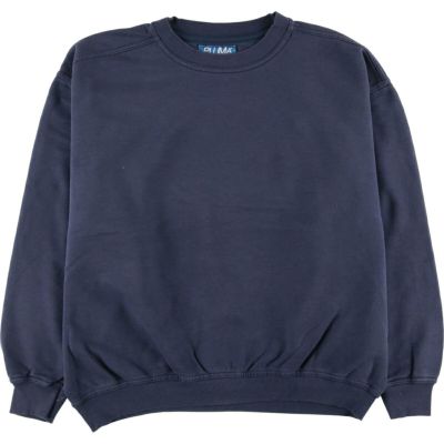 古着 90's PLUMA バイ ラッセル ブランク スウェット ブラック 黒 古着 90年代 ラッセル Russell PLUMA 無地 ブランクスウェット