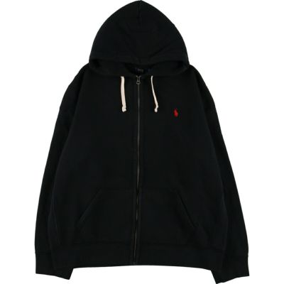 ★90s RALPH LAUREN フルジップ スウェット パーカー カーキ Polo Ralph Lauren ポロ ラルフローレン フルジップ スウェット