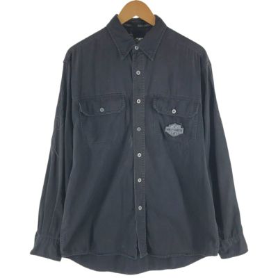 古着 ハーレーダビッドソン Harley-Davidson 長袖 ワークシャツ メンズM相当 /eaa527742 【中古】 【250313】