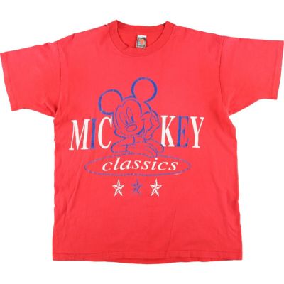 古着 90年代 MICKEY UNLIMITED MICKEY MOUSE ミッキーマウス キャラクタープリントTシャツ USA製 メンズXL ヴィンテージ /eaa433064 【中古】 【240405】 ss2503_30