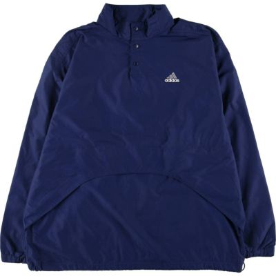 古着 00年代 アディダス adidas 襟付き ハーフボタン ウォームアップ