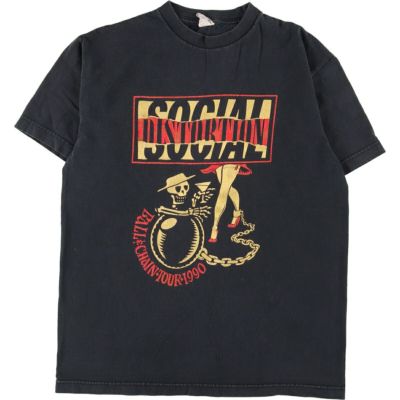 古着 TND SOCIAL DISTORTION ソーシャルディストーション ドクロ柄