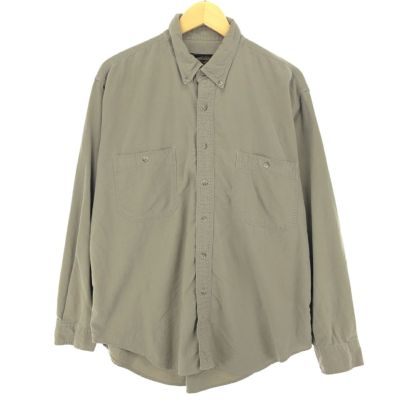 古着 90年代 エディーバウアー Eddie Bauer 長袖 ボタンダウン