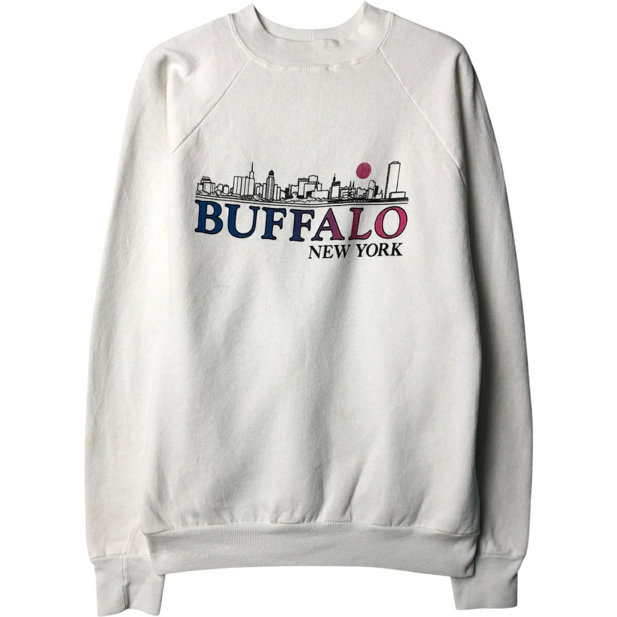 古着 90年代 デルタ DELTA FIFTY-FIFTY プリントスウェットシャツ