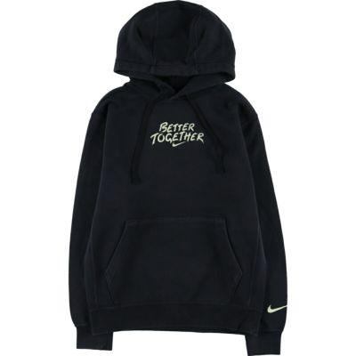 古着 ナイキ NIKE センターロゴ スウェットプルオーバーパーカー