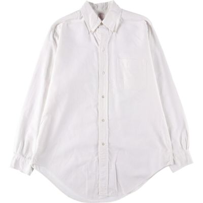 古着 ～70年代 ブルックスブラザーズ Brooks Brothers MAKERS 6個ボタン 長袖 ボタンダウンシャツ USA製 メンズM相当 ヴィンテージ /eaa528679 【中古】 【250317】 【GR-SNS】