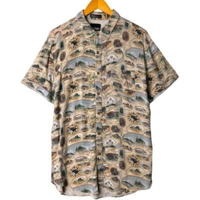 古着 90年代 ステューシー STUSSY 半袖 コットンシャツ ボックス