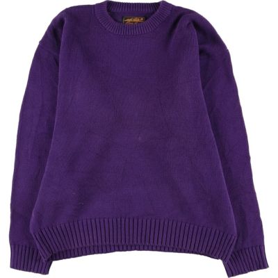 90's Eddie Bauer ケーブル編み コットンニット 
