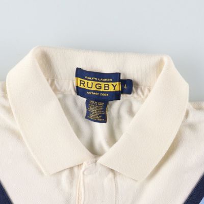 お買い得商店街 Lauren Ralph ラルフローレン 00年代 古着 RUGBY 長袖 ラグビー ウェア