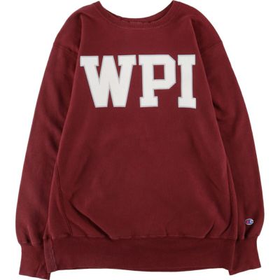 古着 90年代 チャンピオン Champion REVERSE WEAVE リバースウィーブ 刺繍タグ カレッジスウェットシャツ トレーナー メンズXL相当 ヴィンテージ /eaa462845 【中古】 【240913】 ss2503_30