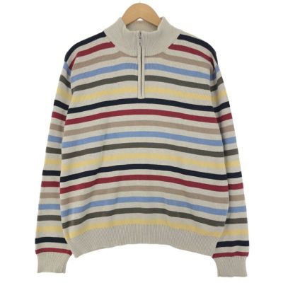古着 アニエスベー agnes b. PARIS 半袖 コットンニットハーフ