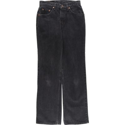 古着 リーバイス Levi's 517 SLIM FIT BOOT CUT ブラックデニム ブーツ