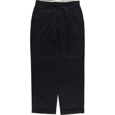古着 LOUIS RAPHAEL ツータック ウールパンツ スラックス メンズ