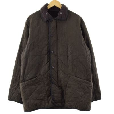 古着 90年代 バブアー Barbour 旧3ワラント キルティングジャケット