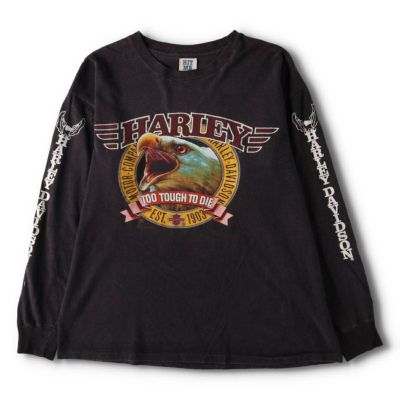 古着 80年代 HANDTEX Harley-Davidson ハーレーダビッドソン 3D